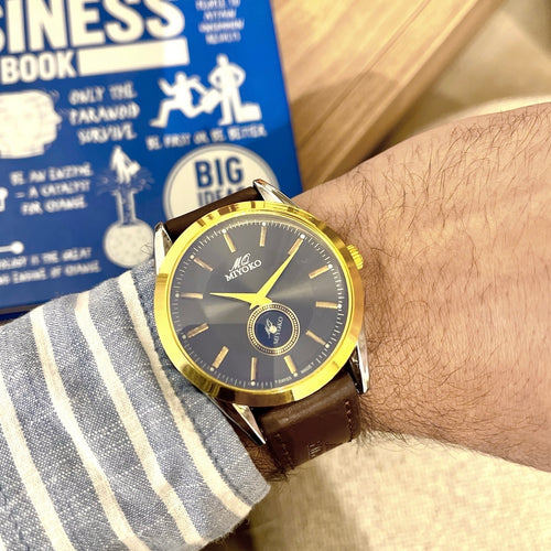 Brown Gold Faded Valmere Men Watch