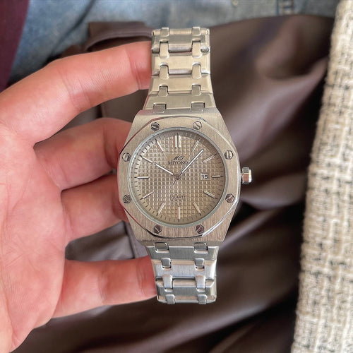 Silver Grey COMMANDER Men Watch