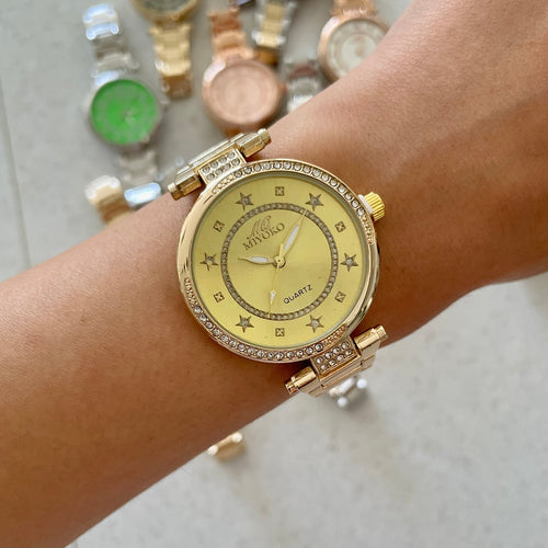 Gold X Gold Good Vibes Metal Watch