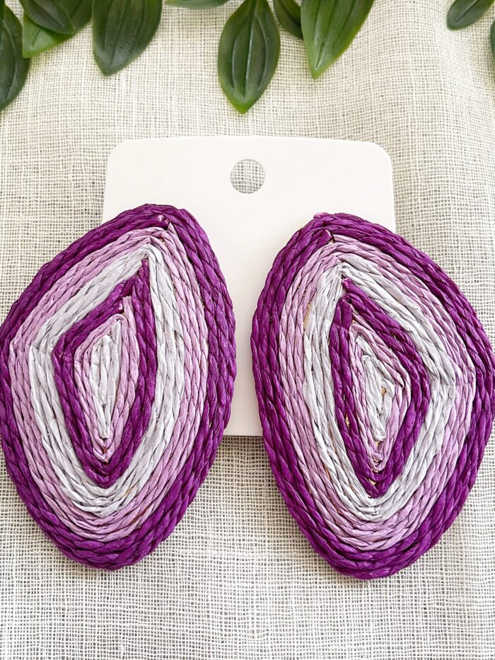 Mauve Seashell Earrings