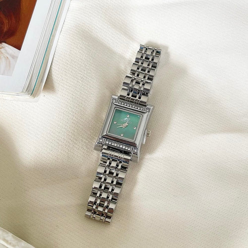 Silver Green Palais Metal Watch