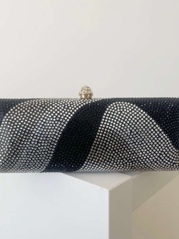 Black Bareeq Clutch