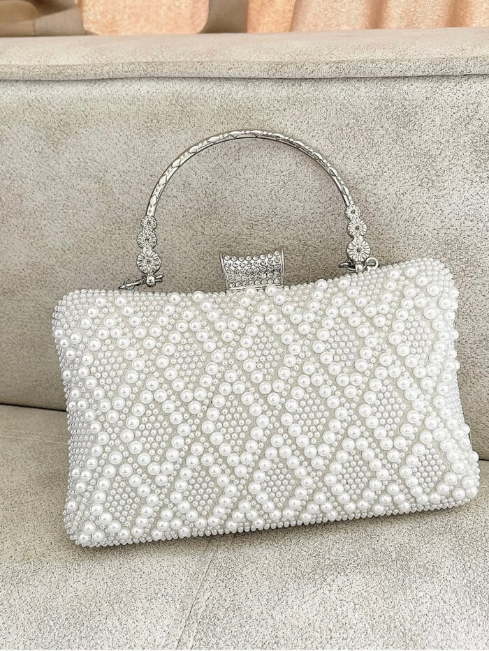 Silver Khatun Clutch