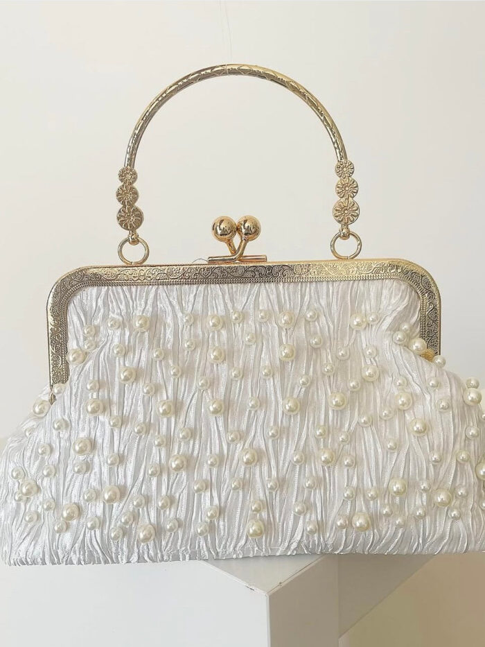White Cordelia Clutch