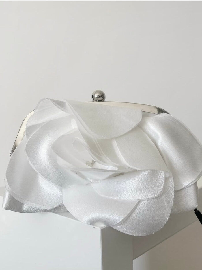 White BLOOM Clutch